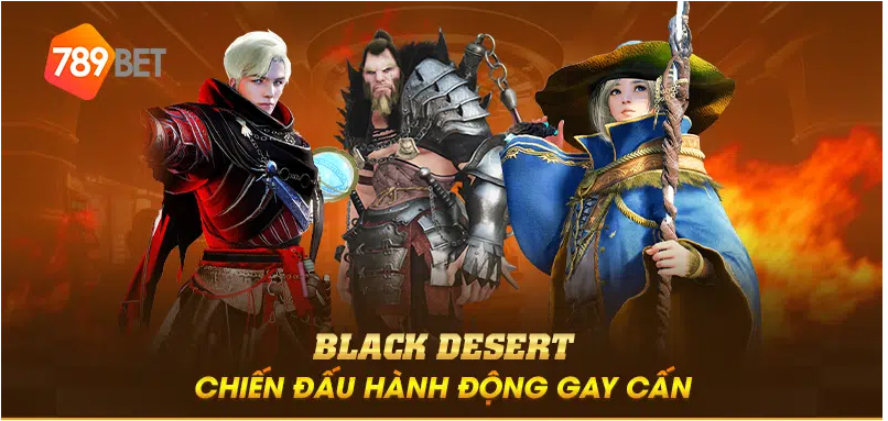 Black Desert chiến đấu hành động gay cấn